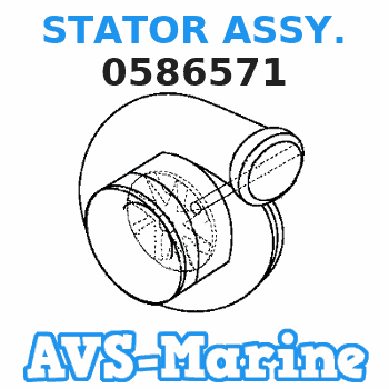 0586571 STATOR ASSY. EVINRUDE