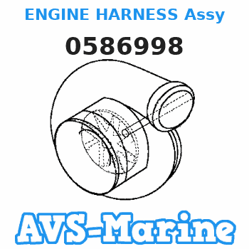 0586998 ENGINE HARNESS Assy EVINRUDE