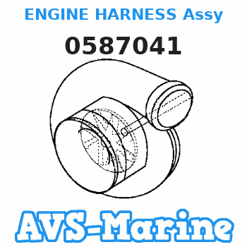 0587041 ENGINE HARNESS Assy EVINRUDE