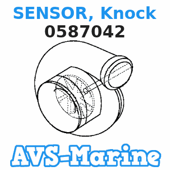 0587042 SENSOR, Knock EVINRUDE