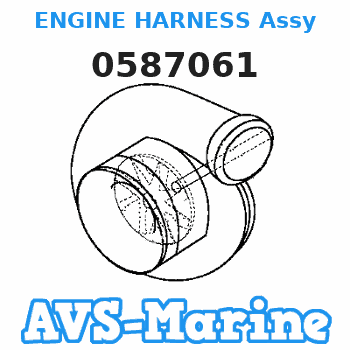 0587061 ENGINE HARNESS Assy EVINRUDE