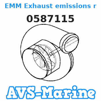 0587115 EMM Exhaust emissions related part EVINRUDE
