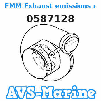 0587128 EMM Exhaust emissions related part EVINRUDE