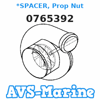 0765392 *SPACER, Prop Nut EVINRUDE