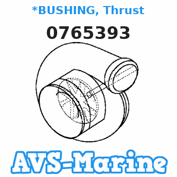 0765393 *BUSHING, Thrust EVINRUDE
