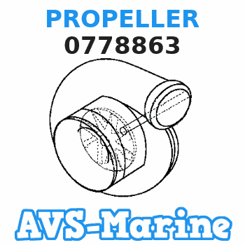 0778863 PROPELLER EVINRUDE
