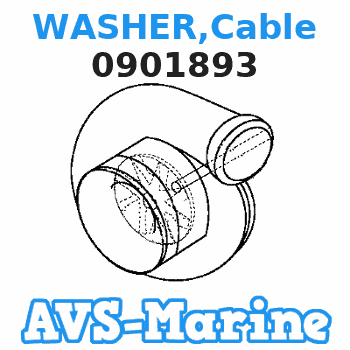 0901893 WASHER,Cable EVINRUDE