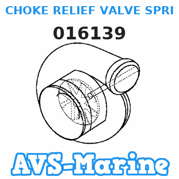 016139 CHOKE RELIEF VALVE SPRING Force