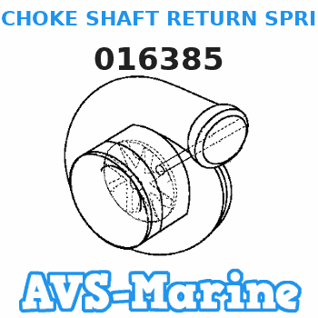 016385 CHOKE SHAFT RETURN SPRING Force