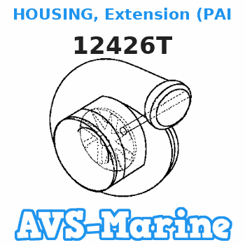 12426T HOUSING, Extension (PAINTED) Force