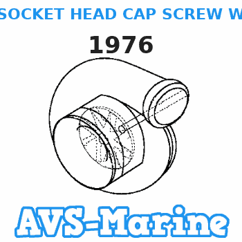 1976 SOCKET HEAD CAP SCREW W/LOCKWASHER, 10 - 24 X 1/2 Force