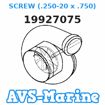 19927075 SCREW (.250-20 x .750) Force