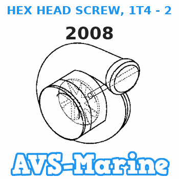 2008 HEX HEAD SCREW, 1T4 - 20 X 7/8 Force
