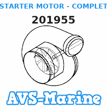 201955 STARTER MOTOR - COMPLETE (NOT SHOWN). Force