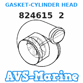 824615 2 GASKET-CYLINDER HEAD Force