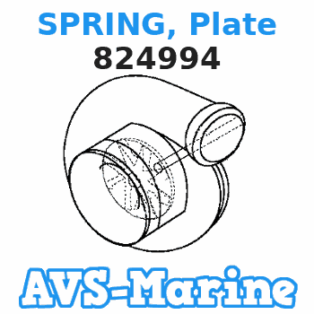 824994 SPRING, Plate Force