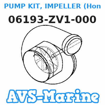 06193-ZV1-000 PUMP KIT, IMPELLER (Honda Code 7452147). Honda