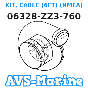 06328-ZZ3-760 KIT, CABLE (6FT) (NMEA) Honda