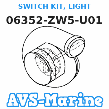 06352-ZW5-U01 SWITCH KIT, LIGHT Honda