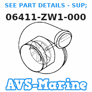 06411-ZW1-000 SEE PART DETAILS - SUP; METAL KIT, ANODE (Honda Code 4978656). Honda