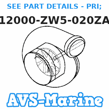 12000-ZW5-020ZA SEE PART DETAILS - PRI; BLOCK ASSY., CYLINDER *NH8* (DARK GRAY) Honda