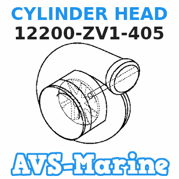 12200-ZV1-405 CYLINDER HEAD Honda