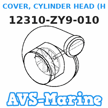 12310-ZY9-010 COVER, CYLINDER HEAD (Honda Code 9018854). Honda
