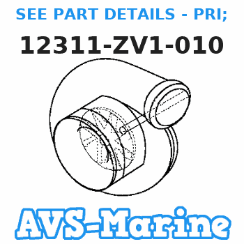 12311-ZV1-010 SEE PART DETAILS - PRI; COVER, HEAD (Honda Code 7590912). Honda
