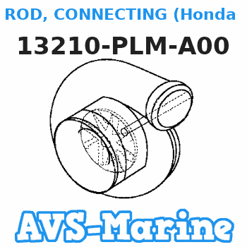 13210-PLM-A00 ROD, CONNECTING (Honda Code 6552533). Honda