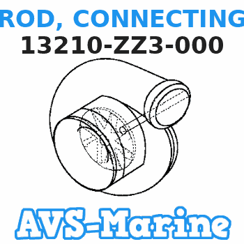 13210-ZZ3-000 ROD, CONNECTING Honda