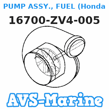 16700-ZV4-005 PUMP ASSY., FUEL (Honda Code 2795227). Honda