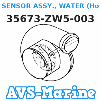 35673-ZW5-003 SENSOR ASSY., WATER (Honda Code 5892336). TEMPERATURE Honda