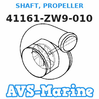 41161-ZW9-010 SHAFT, PROPELLER Honda