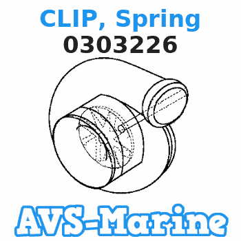 0303226 CLIP, Spring JOHNSON