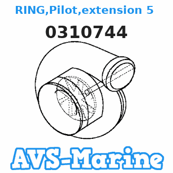 0310744 RING,Pilot,extension 5 INCH LONGER PARTS JOHNSON