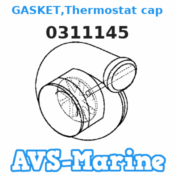0311145 GASKET,Thermostat cap JOHNSON
