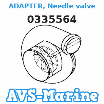 0335564 ADAPTER, Needle valve JOHNSON