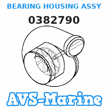 0382790 BEARING HOUSING ASSY JOHNSON