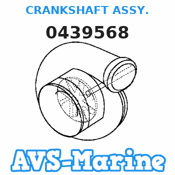 0439568 CRANKSHAFT ASSY. JOHNSON