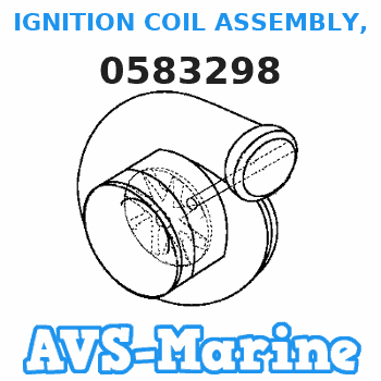 0583298 IGNITION COIL ASSEMBLY, Dual JOHNSON