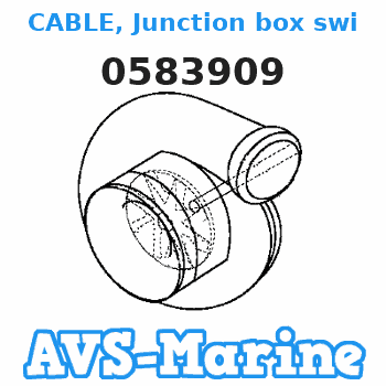 0583909 CABLE, Junction box switch JOHNSON
