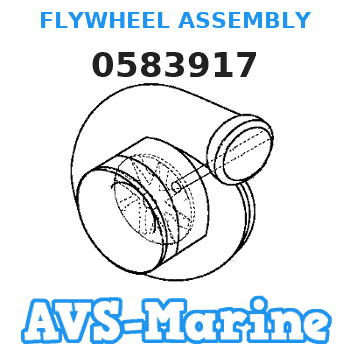 0583917 FLYWHEEL ASSEMBLY JOHNSON
