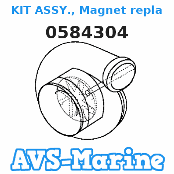 0584304 KIT ASSY., Magnet replacement JOHNSON