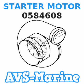 0584608 STARTER MOTOR JOHNSON