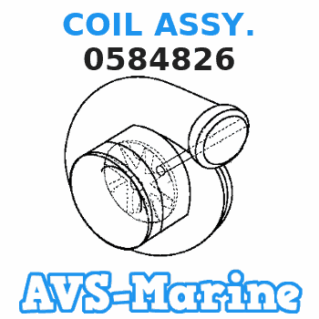 0584826 COIL ASSY. JOHNSON