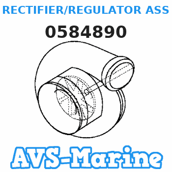 0584890 RECTIFIER/REGULATOR ASSY. JOHNSON