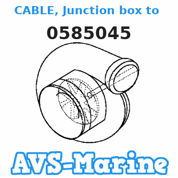 0585045 CABLE, Junction box to switch JOHNSON