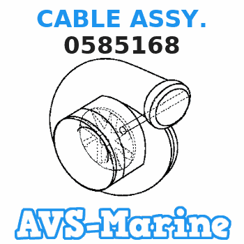 0585168 CABLE ASSY. JOHNSON