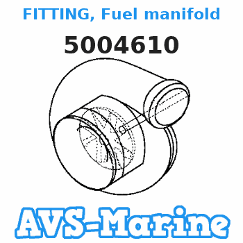 5004610 FITTING, Fuel manifold JOHNSON