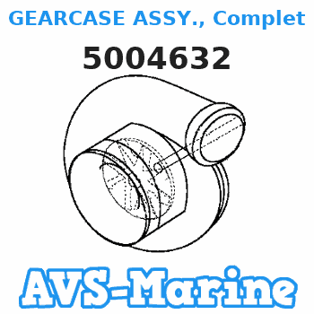 5004632 GEARCASE ASSY., Complete- JOHNSON